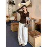 アシンメトリーネックドレープトップス | LETee | 詳細画像7