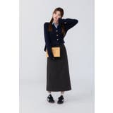 ニットトップス/見せかけえり付き/エンブレム風ワンポイント刺繍 | LETee | 詳細画像12