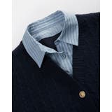 ニットトップス/見せかけえり付き/エンブレム風ワンポイント刺繍 | LETee | 詳細画像13