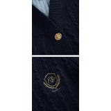 ニットトップス/見せかけえり付き/エンブレム風ワンポイント刺繍 | LETee | 詳細画像17