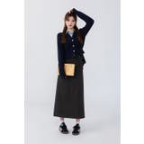 ニットトップス/見せかけえり付き/エンブレム風ワンポイント刺繍 | LETee | 詳細画像8