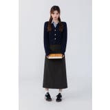 ニットトップス/見せかけえり付き/エンブレム風ワンポイント刺繍 | LETee | 詳細画像9