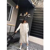 サイドスリットプルパーカーワンピース/カンガルーポケット | LETee | 詳細画像2 