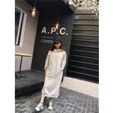 サイドスリットプルパーカーワンピース/カンガルーポケット | LETee | 詳細画像3 