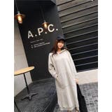 サイドスリットプルパーカーワンピース/カンガルーポケット | LETee | 詳細画像7 