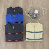 ボーダーニットカーディガン/ダブルジップ | LETee | 詳細画像3