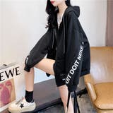 袖ロゴ切替ジップパーカー/ロゴチップ | LETee | 詳細画像11 