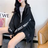 袖ロゴ切替ジップパーカー/ロゴチップ | LETee | 詳細画像14 