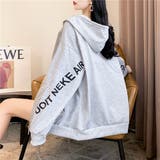 袖ロゴ切替ジップパーカー/ロゴチップ | LETee | 詳細画像6 