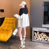 バイカラーパーカージャケット/ジップパーカー | LETee | 詳細画像12