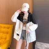 バイカラーパーカージャケット/ジップパーカー | LETee | 詳細画像14