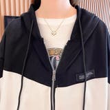 バイカラーパーカージャケット/ジップパーカー | LETee | 詳細画像15