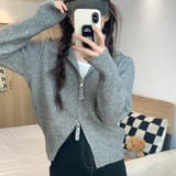 ダブルジップ♪ニットパーカー | LETee | 詳細画像7 