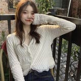 IVORY | ニットカーディガン ショート丈 | LETee
