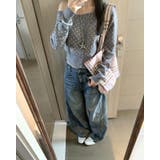 オフショルダー カーディガン アシンメトリ | LETee | 詳細画像4 