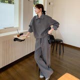 GREY | カットソー＆パンツセット/セットアップ | LETee