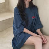 バックロゴプリント ビッグTシャツ | LETee | 詳細画像11