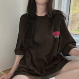 バックロゴプリント ビッグTシャツ | LETee | 詳細画像5