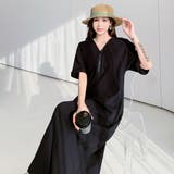 BLACK | 半袖ワンピース | LETee