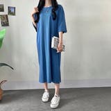 半袖ロゴバックプリントTシャツワンピース | LETee | 詳細画像10