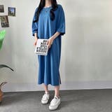半袖ロゴバックプリントTシャツワンピース | LETee | 詳細画像11