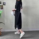 半袖ロゴバックプリントTシャツワンピース | LETee | 詳細画像7