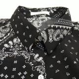 バンダナ柄ショルダーオープンシャツ ゆったり リラックス | Lips | 詳細画像6