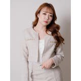 glossy tweedノーカラージャケット | LIPSERVICE | 詳細画像13 