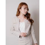 glossy tweedノーカラージャケット | LIPSERVICE | 詳細画像16 