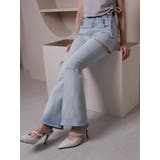 ブリーチ | HWスリットフレアdenim パンツ | LIPSERVICE