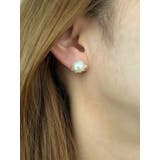 ゴールド | ジュエルラインパールピアス | LIPSERVICE