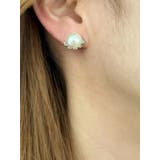 シルバー | ジュエルラインパールピアス | LIPSERVICE