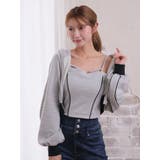 バイカラースウェットアンサンブルパーカー | LIPSERVICE | 詳細画像9 