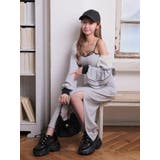 バイカラースウェットアンサンブルパーカー | LIPSERVICE | 詳細画像15 