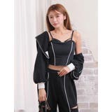 バイカラースウェットアンサンブルパーカー | LIPSERVICE | 詳細画像19 