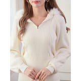 ファーフードニットワンピース | LIPSERVICE | 詳細画像8