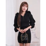 ファーフードニットワンピース | LIPSERVICE | 詳細画像12