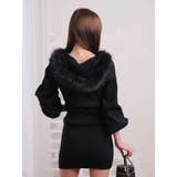 ファーフードニットワンピース | LIPSERVICE | 詳細画像14