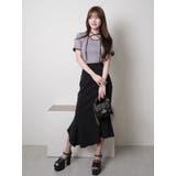 ランダムヘムストレッチマーメイドスカート | LIPSERVICE | 詳細画像4