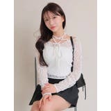 ベアセットストラップオフショルレーストップス | LIPSERVICE | 詳細画像8 