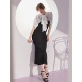 シアーブラウスレイヤードニットキャミワンピース | LIPSERVICE | 詳細画像7