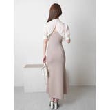 シアーブラウスレイヤードニットキャミワンピース | LIPSERVICE | 詳細画像12