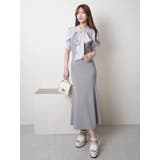 シアーブラウスレイヤードニットキャミワンピース | LIPSERVICE | 詳細画像15