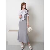 シアーブラウスレイヤードニットキャミワンピース | LIPSERVICE | 詳細画像18