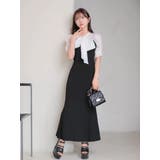 シアーブラウスレイヤードニットキャミワンピース | LIPSERVICE | 詳細画像27