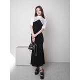 シアーブラウスレイヤードニットキャミワンピース | LIPSERVICE | 詳細画像31