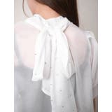 シアーブラウスレイヤードニットキャミワンピース | LIPSERVICE | 詳細画像40