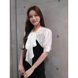 シアーブラウスレイヤードニットキャミワンピース | LIPSERVICE | 詳細画像44