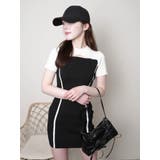 デコルテオープンチェックジャガードワンピース | LIPSERVICE | 詳細画像34