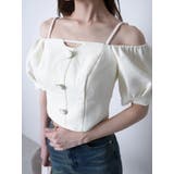 ツイードオフショルトップス | LIPSERVICE | 詳細画像9 